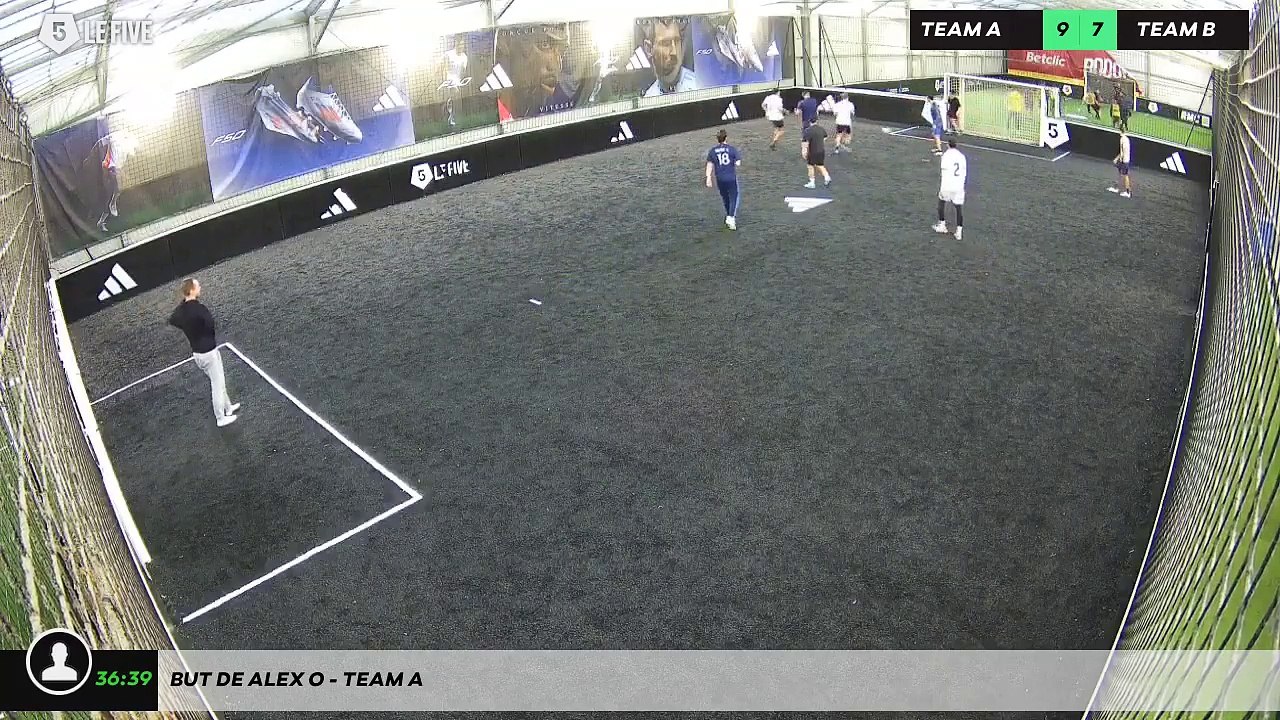 But de Alex O - Team A