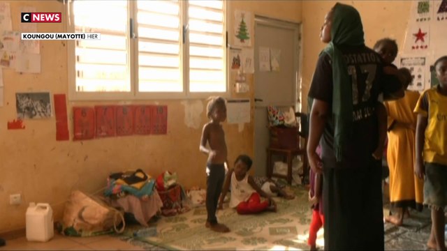 Mayotte : les écoles devenues refuge pour plusieurs familles