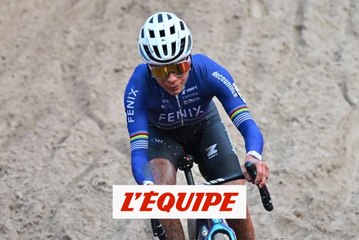 l'arrivée de l'étape à Zonhoven - Cyclo cross (F) - Coupe du monde