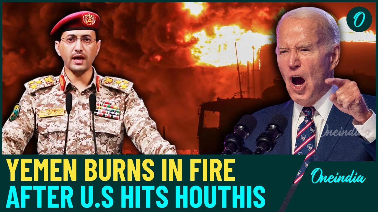 Videos from Yemen Show Suffering and Burning as U.S Strikes Houthi Targets After Attack on Israel