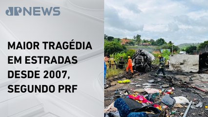 Sobe para 41 o número de mortes no acidente em MG