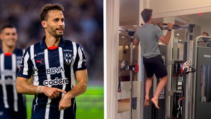 Sergio Canales no descansa ni en vacaciones; el jugador de Monterrey sigue entrenando para el Clausura 2025