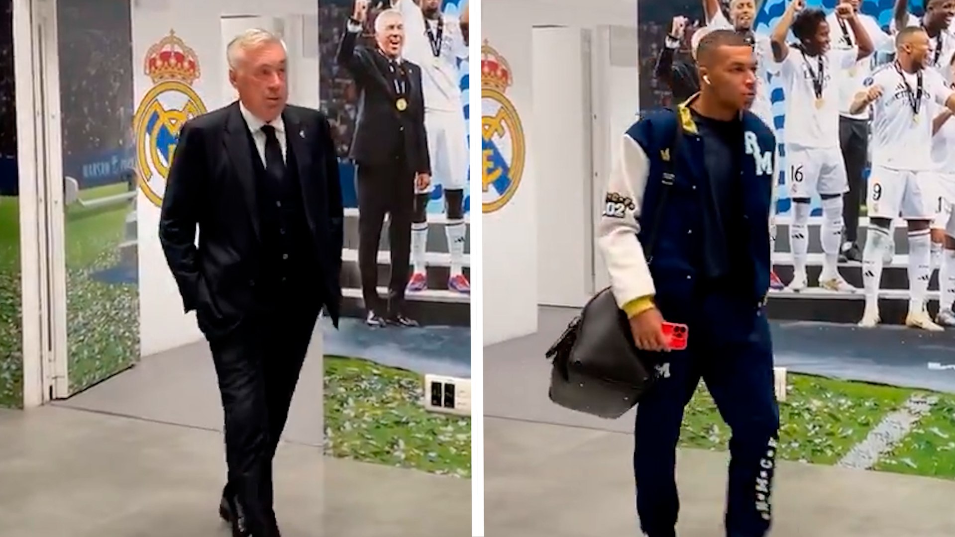 Real Madrid: Ancelotti y los jugadores ya estn en el Bernabu, listos para enfrentar al Sevilla