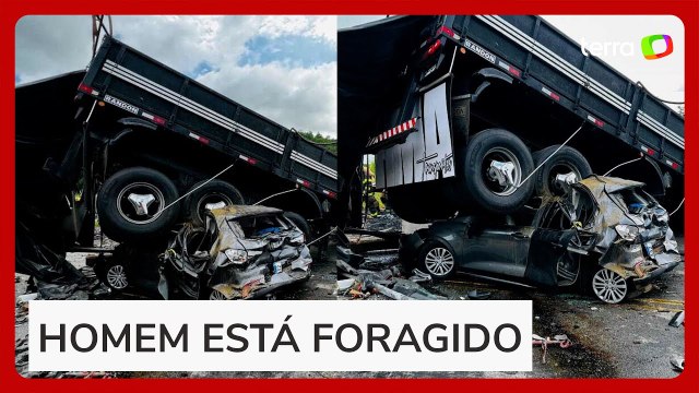 Motorista de carreta envolvido em acidente na BR-116 estava com CNH suspensa há 2 anos