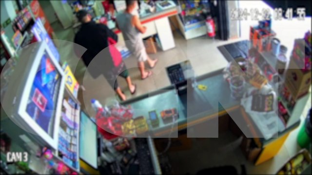 Câmera flagra suspeito de assalto em distribuidora de bebidas no Cascavel Velho