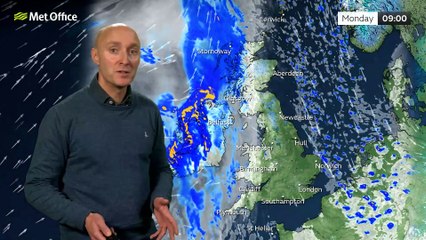 Met Office Morning Weather Forecast 23/12/2024 - Sunny start, rain arriving from west