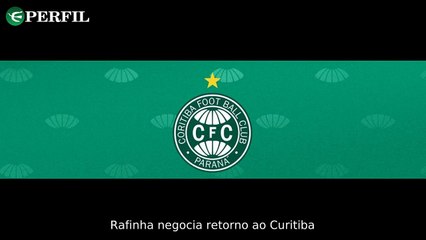 "Coritiba negocia Rafinha, Atlético-MG encerra conversas e jogador desabafa sobre time falido"