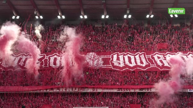 Encore un tifo spectaculaire pour les Ultras du Standard