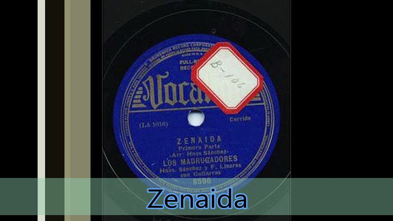 Los madrugadores Zenaida 1935
