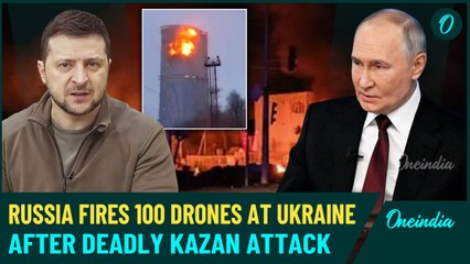 Putin’s Revenge Blitz: 100+ Drones Hit Ukrainian Cities a Day After Deadly 9/11 Style Kazan Attack
