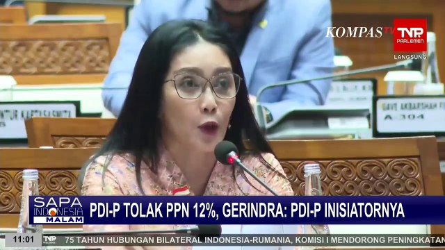 PDIP Tolak PPN 12%, Gerindra: PDIP Inisiatornya