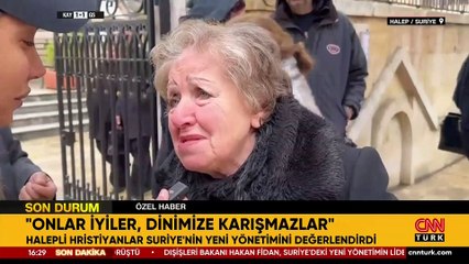 Halepli Hristiyanlar Suriye'nin yeni yönetimini CNN TÜRK’e değerlendirdi