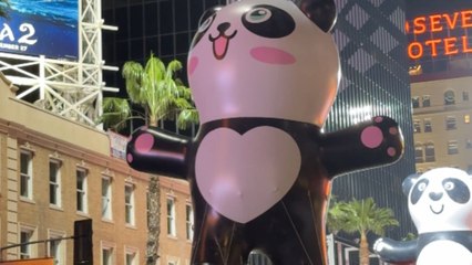 Scenes from the 2024 Hollywood Christmas Parade showcasing holiday spirit and cute floats