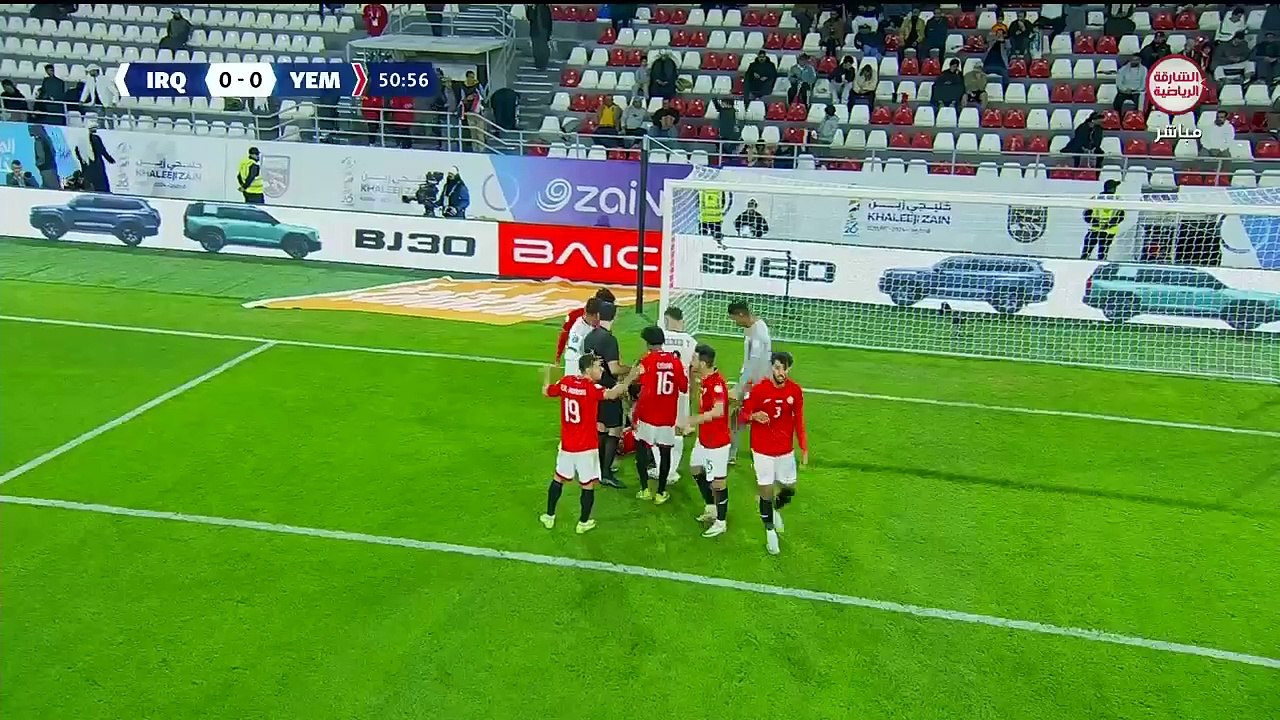 كأس الخليج العربي 2024  العراق   اليمن الشوط الثاني  2024-12-22