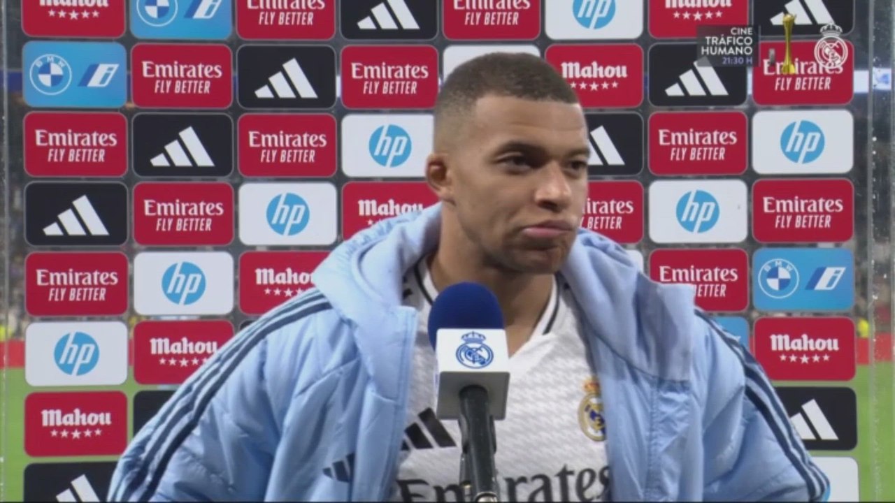 Zona mixta Mbappé tras el Real Madrid - Sevilla