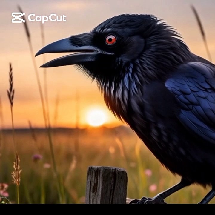 Crow crying