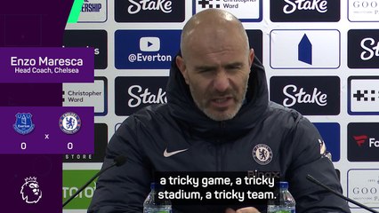 Maresca delighted with goalless draw as Chelsea stifled by Everton