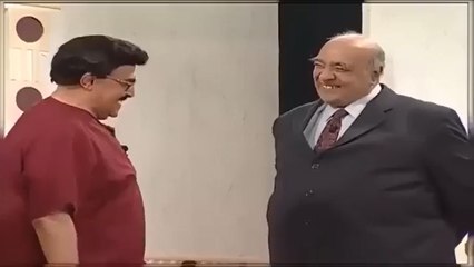 المشهد اللي خلى سمير غانم مش قادر يمسك نفسه من الضحك قدام يوسف داود😂😂