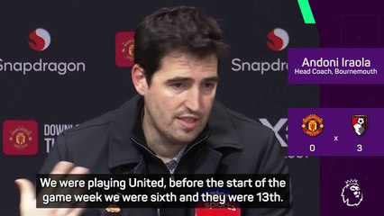 Iraola dismisses European aim despite dismantling United