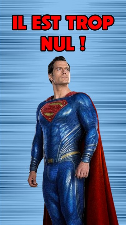 le superman de henry cavill est le pire superman au cinéma !