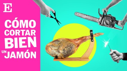 Diez trucos para cortar jamón