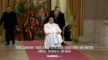 Papa condena 'crueldade' de ataque israelense que matou várias crianças em Gaza