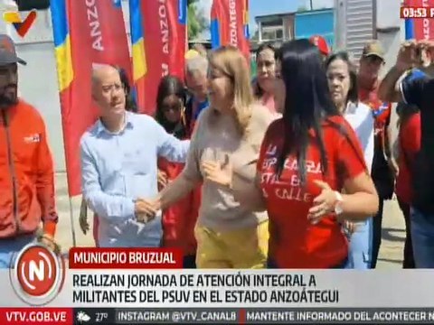 Realizaron jornada de atención integral a militantes del PSUV en el mcpio. Bruzual edo. Anzoátegui