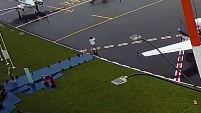 Queda em Gramado: vídeo mostra empresário e família entrando em avião