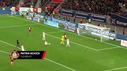 Schick scores four as Leverkusen thrash Freiburg