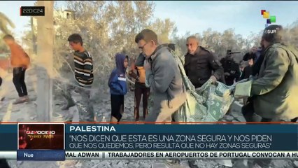 Israel bombardeó zonas seguras de Palestina