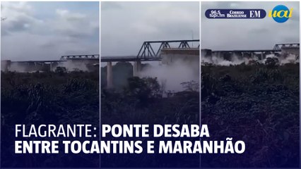 Ponto entre Tocantins e Maranhão desaba