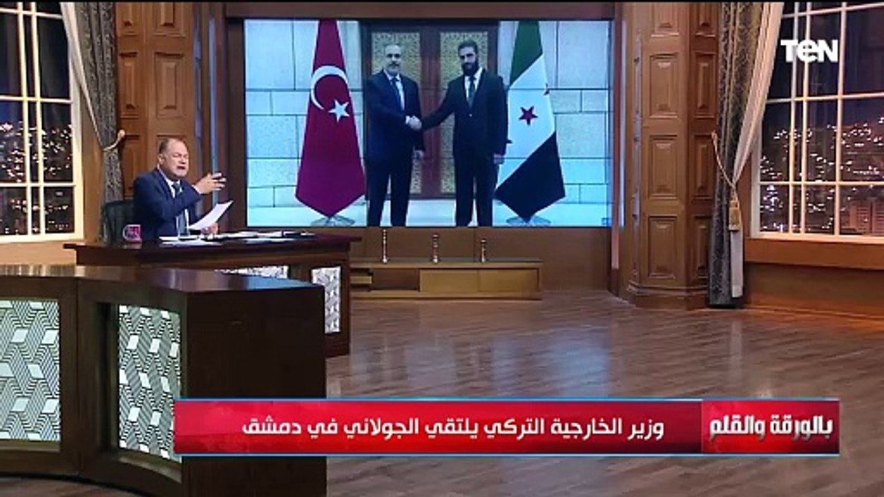 الديهي يكشف أخر التطورات في سوريا وتفاصيل زيارة وزير خارجية تركيا لسوريا