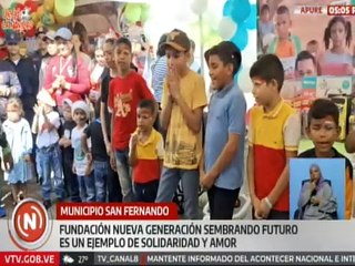 Apure I Niños recibieron juguetes gracias a la Fundación Nueva Generación en el mcpio. San Fernando