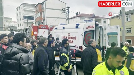 Freni Boşalan Otomobil Bina Duvarına Çarptı: 4 Yaralı