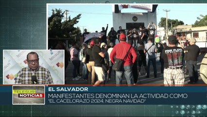 Movimientos sociales protestan por despidos en El Salvador