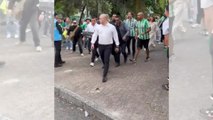 Hinchas de Atlético Nacional intentan agredir a presidente de Dimayor