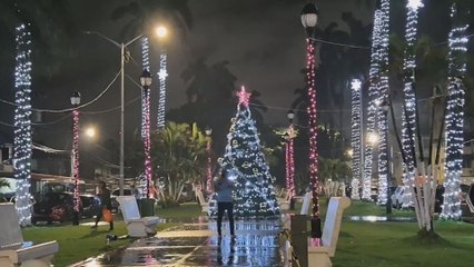 Celebran encendido de luces en la provincia de Colón