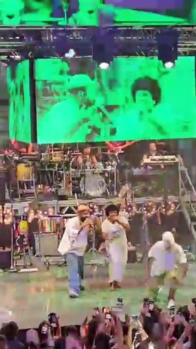 Surpresa? Margareth Menezes surge no meio do show de Carlinhos Brown e canta com Baiana System; assista