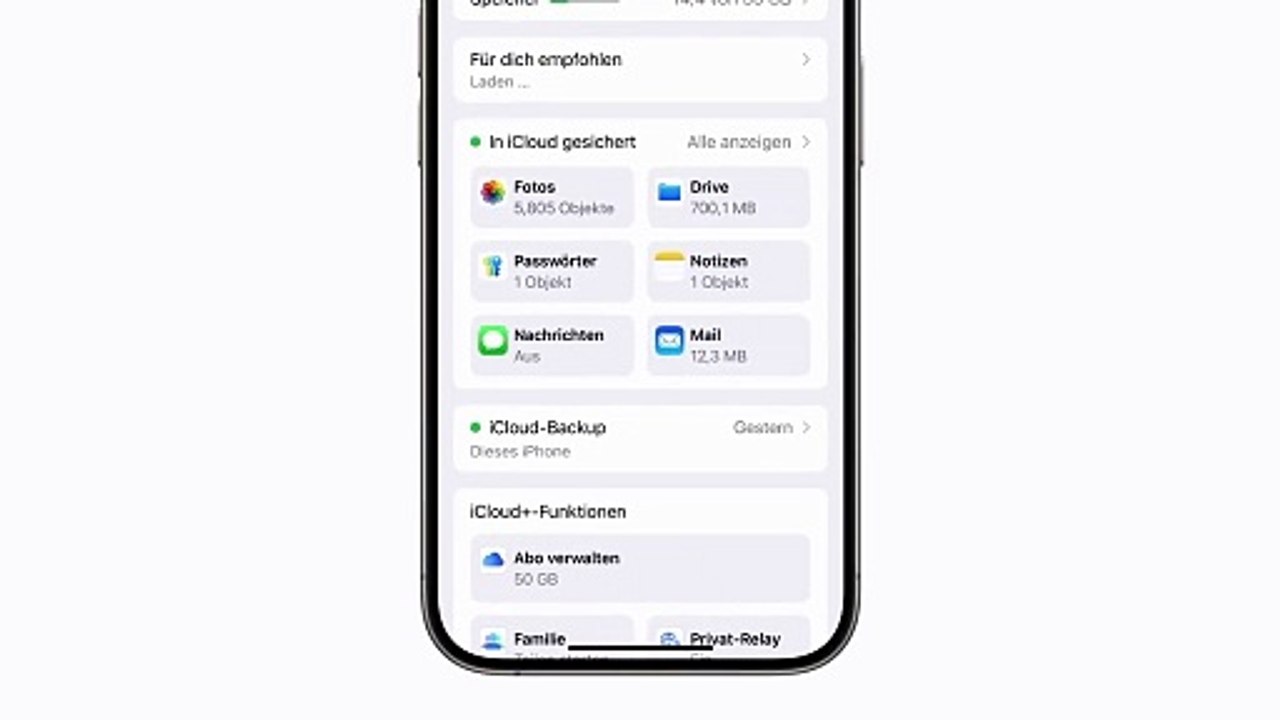 So erstellst du ein Backup deines iPhone in iCloud