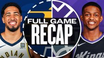 Game Recap: Pacers 122, Kings 95