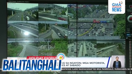 Trapiko sa SLEX, maluwag sa ngayon; Mga motorista, dumagsa nitong Biyernes at Sabado | Balitanghali
