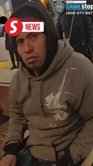 Sleeping woman set on fire on New York subway train