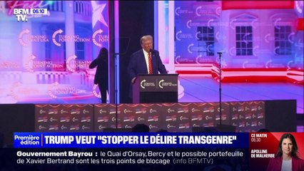 Donald Trump dit vouloir "mettre un terme à la folie transgenre" dès son premier jour à la Maison Blanche