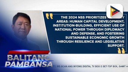 PBBM, inaprubahan na ang 2024 National Security Strategy