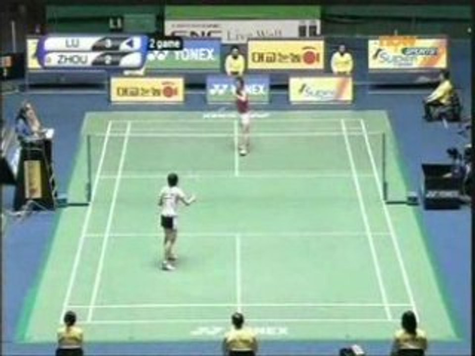 Badminton 2008 Korea WS Final game 2