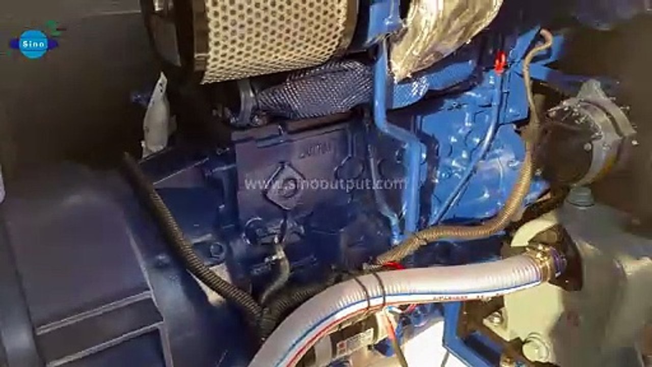 Sinooutput 80KVA marine generator set. Speed 1500rpm, frequency 380V 50HZ.
