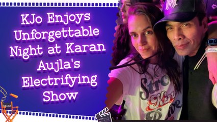 Karan Johar Has a Blast at Karan Aujla's High-Energy Concert