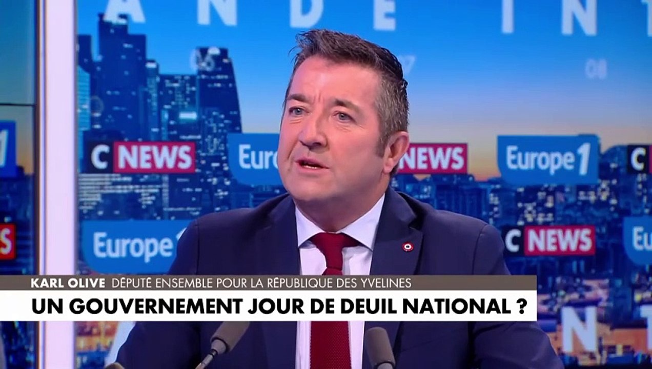 «Je ne vois pas comment une journée de deuil national pourrait être un jour de casting gouvernemental», dit Karl Olive