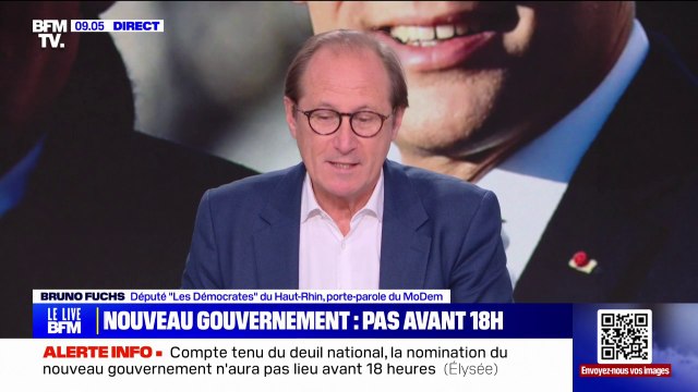 Bruno Fuchs (Les Démocrates), sur le gouvernement Bayrou: Ça ne bloque pas au niveau du président ou du Premier ministre (...) les exigences des futurs partenaires font que ça se complique