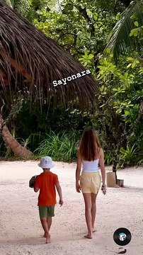 Dimitri Rassam a partagé une image de son fils Balthazar et sa fille Darya en vacances, Instagram le 22 décembre 2024.